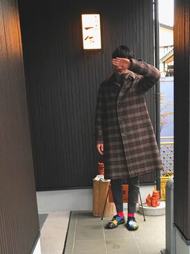 「ユナイテッドアローズ」｜「アイテム（その他シューズ）」を使った、Nさん（メンズ・178cm）の冬コーディネート