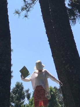 「b+ab（ビープラスエービー）のアイテム」を使った、睡眠障碍病患さん（レディース・155cm）の春コーディネート