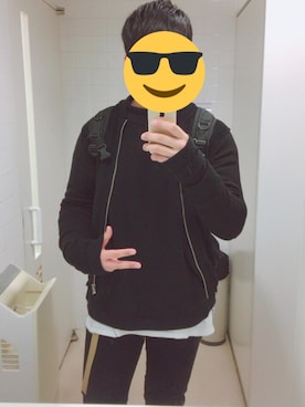 「L.H.P（エルエイチピー）のアイテム（ブルゾン）」を使った、@Taiさん（メンズ・186cm）の冬コーディネート