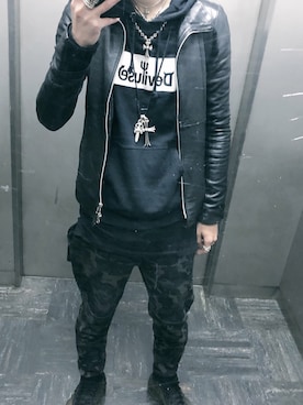 「EKAM（エカム）のアイテム」を使った、R890@YACK'N★さん（メンズ・184cm）の冬コーディネート