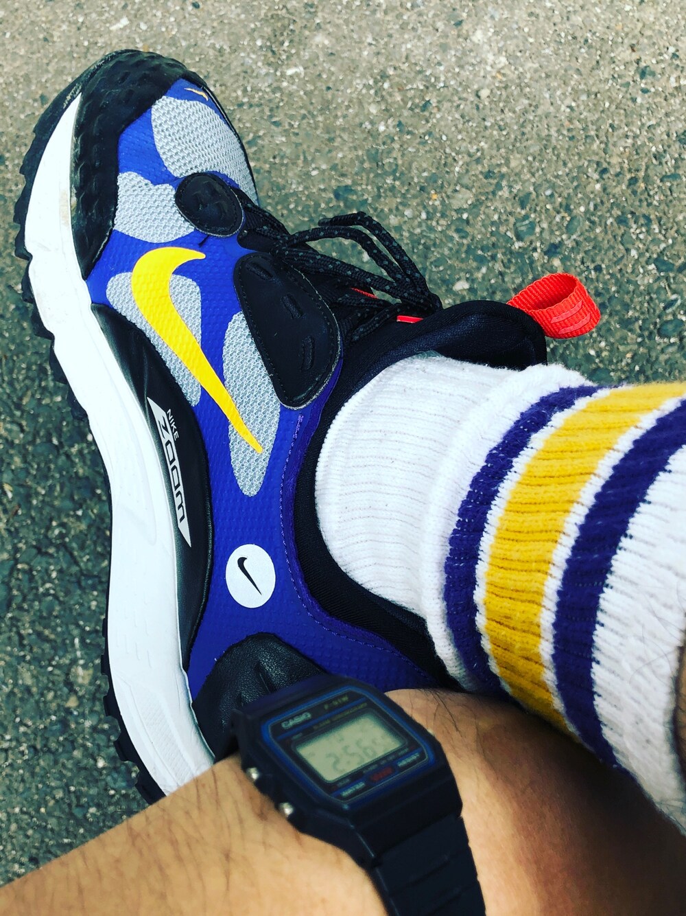 「スケータースタイル」｜「NIKEのアイテム（スニーカー、パープル系）」を使った、greenday86さん（メンズ・182cm）の秋コーディネートの1枚目の写真