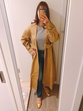 「U by SPICK&SPAN（ユーバイスピックアンドスパン）のアイテム（ジャケット/アウター）」を使った、cotoさん（レディース・161cm）の冬コーディネート
