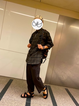 ぱちはんさん（メンズ・183cm）の夏コーディネート