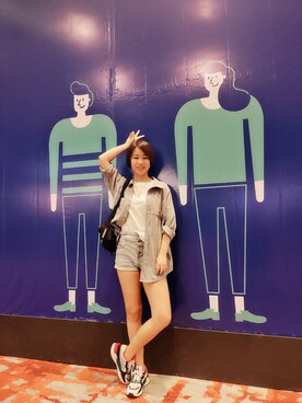 「ONLY（オンリー）のアイテム（パンツ）」を使った、Mssundayさん（レディース・156cm）の秋コーディネート