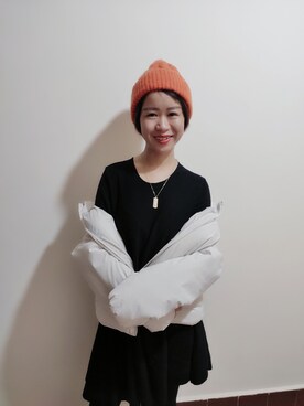 「日系极简」｜「アイテム（アクセサリー）」を使った、Mssundayさん（レディース・156cm）の秋コーディネート