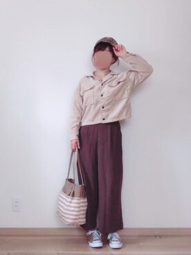 名波 凪さん(レディース・157cm)の秋コーディネート