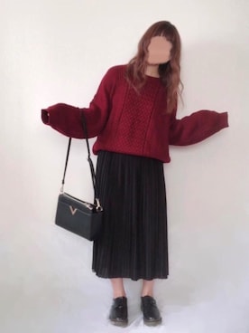 「しまむら（シマムラ）のアイテム（ドレスシューズ）」を使った、名波  凪さん（レディース・157cm）の秋コーディネート