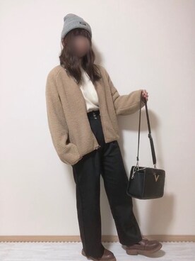 名波  凪さん（レディース・157cm）の冬コーディネート