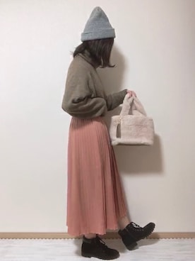 名波  凪さん（レディース・157cm）の冬コーディネート