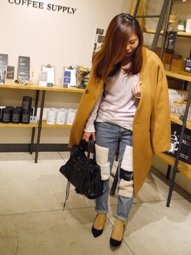 「FROMFIRST musee（フロムファーストミュゼ）のアイテム」を使った、ma_chanさん（レディース・153cm）の冬コーディネート
