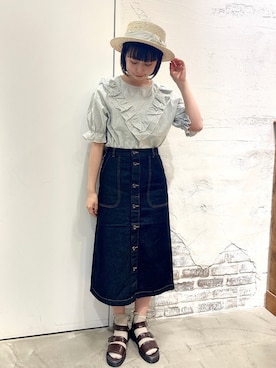 はな𓃻さん（レディース・162cm）の春コーディネート