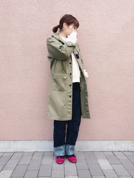 「MAR（メーア）のアイテム」を使った、ゆめさん（レディース・156cm）の春コーディネート