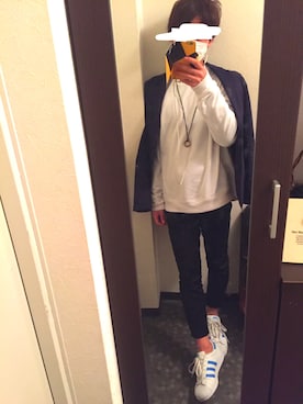 「BG（ビージー）のアイテム」を使った、ダビさん（メンズ・161cm）の春コーディネート