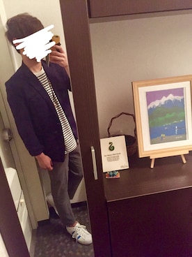 「BG（ビージー）のアイテム」を使った、ダビさん（メンズ・162cm）の春コーディネート