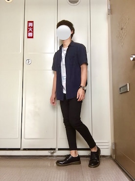 「J-AXIS（ｼﾞｪｲｱｸｼｽ）のアイテム」を使った、ダビさん（メンズ・162cm）の夏コーディネート