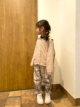 鈴たんさん（キッズ・110cm）の春コーディネート