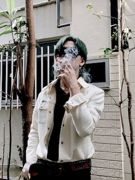 「GIVENCHY（ジバンシイ）のアイテム（アクセサリー）」を使った、晃明-koumei-さん（メンズ・176cm）の春コーディネート
