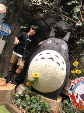 「トトロ」｜晴斗さん（メンズ・170cm）の夏コーディネート