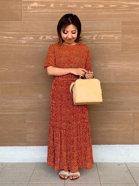 「Te chichi TERRASSE」｜「アイテム（ワンピース/ドレス）」を使った、ばなおさん（レディース・142cm）の春コーディネート