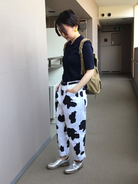 ポロシャツを使った Uniqlo のレディースコーディネート一覧 身長 141cm 150cm Wear