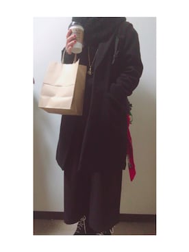 「薔薇」｜「アイテム（その他）」を使った、チバゲさん（レディース・148cm）の冬コーディネート
