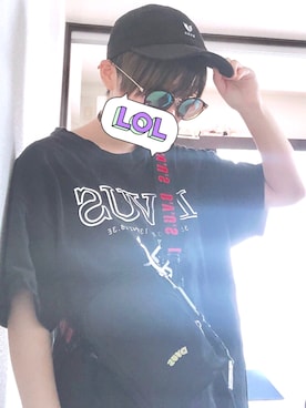 「Deviluse（Deviluse）のアイテム（バッグ）」を使った、チバゲさん（レディース・147cm）の夏コーディネート