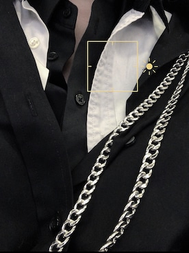 「UNIQLO（ユニクロ）のアイテム（シャツ/ブラウス、ブラック系）」を使った、nicoさん（レディース）の春コーディネート