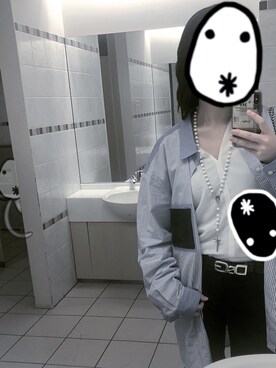 「DOLCE&GABBANA（ドルチェアンドガッバーナ）のアイテム（ベルト、ブラック系）」を使った、nicoさん（レディース）の夏コーディネート