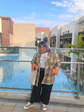 「アイテム（フォーマルスーツ/小物）」を使った、りお RIOさん（レディース・151cm・20代）の秋コーディネート