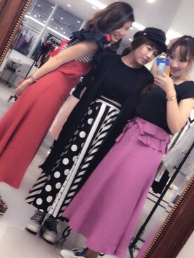 「Re.Verofonna（ヴェロフォンナ）のアイテム」を使った、YUHINOさん（レディース・156cm）の春コーディネート