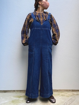 「カンフーシューズ」｜ヤスカタフクさん（レディース・166cm）の秋コーディネート