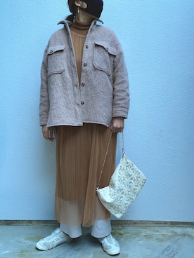 ワンピースを使った キャメルニット のレディース人気ファッションコーディネート Wear