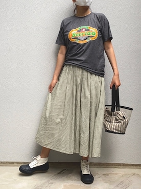 ヤスカタフクさん（レディース・166cm）の夏コーディネート