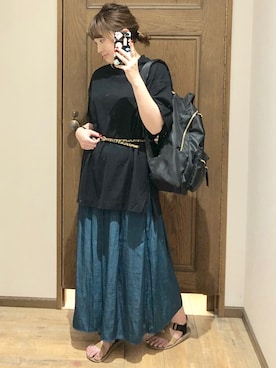 suu.さん（レディース・163cm）の夏コーディネート