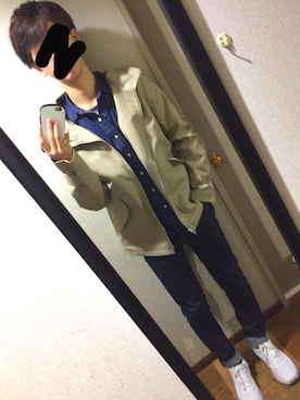 「URBAN RESEARCH（アーバンリサーチ）のアイテム（マウンテンパーカー）」を使った、.さん（メンズ・173cm）の春コーディネート