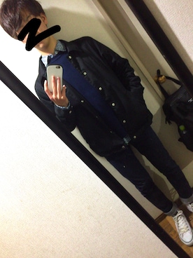 「CONVERSE（コンバース）のアイテム（その他アウター）」を使った、.さん（メンズ・173cm）の春コーディネート