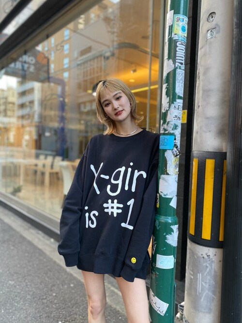 Xlarge X Girl 神戸y U Iさんのスウェットを使ったコーディネート Zozotown