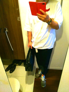 「ROXD（ロッド）のアイテム（ブレスレット）」を使った、Jigenさん（メンズ・168cm）の夏コーディネート