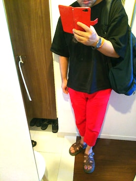 「ROXD（ロッド）のアイテム（ブレスレット）」を使った、Jigenさん（メンズ・168cm）の夏コーディネート