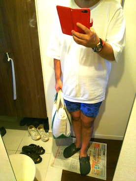 「eight（エイト）のアイテム」を使った、Jigenさん（メンズ・168cm）の夏コーディネート