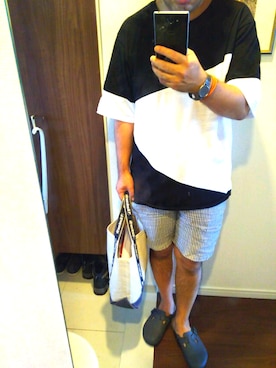 「johnbull」｜「アイテム（アナログ腕時計）」を使った、Jigenさん（メンズ・168cm）の夏コーディネート