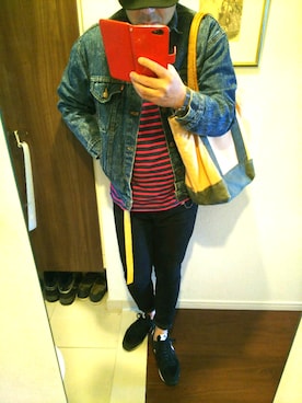 「FILSON（フィルソン）のアイテム（キャップ）」を使った、Jigenさん（メンズ・168cm）の春コーディネート