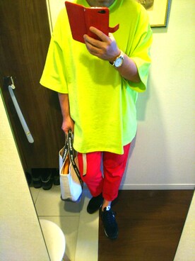 「Burner（バーナー）のアイテム（パンツ）」を使った、Jigenさん（メンズ・168cm）の春コーディネート