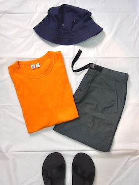 「Teva（テバ）のTeva/テバ/ORIGINAL UNIVERSAL URBAN（サンダル、ブラック系）」を使った、Kaku wearさん（メンズ・176cm）の夏コーディネート