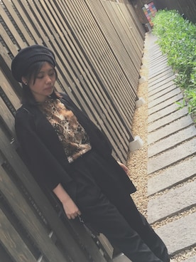 「蛇柄」｜なつはさん（レディース・152cm）の秋コーディネート
