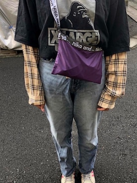 「adidas（アディダス）のadidas アディダス SUPERSTAR W スーパースター DB3347  ABC-MART限定 WHT/VISION（スニーカー）」を使った、Y u k iさん（レディース・161cm）の春コーディネート