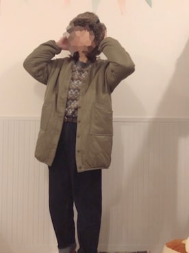 「chocol raffine robe（ショコラフィネローブ）のアイテム（ブルゾン）」を使った、やなぎさん（レディース・158cm）の秋コーディネート