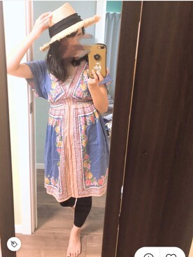 「MODE ROBE（モードローブ）のアイテム（帽子）」を使った、ｍii*さん（レディース・156cm）の冬コーディネート