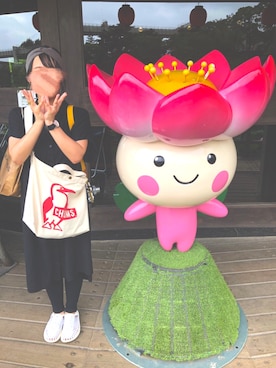 「カメラ女子」｜「アイテム（サンダル）」を使った、ｍii*さん（レディース・155cm）の夏コーディネート