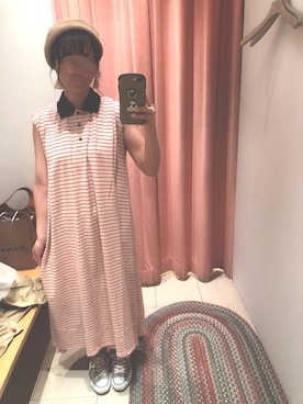 「ehka sopo（エヘカソポ）のアイテム（アクセサリー）」を使った、ｍii*さん（レディース・155cm）の夏コーディネート